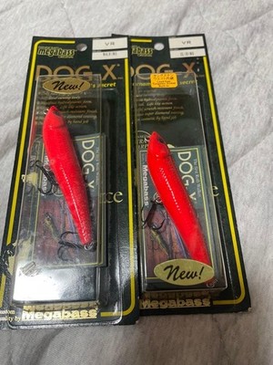 Megabass DOG X VR Viper Red Walking Sliding 2pcs Hard Lure
