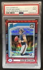 2024 Donruss Caleb Williams Optic Rated Rookie Preview Red Wave #327 Bears PSA 9