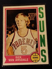 1974-75 Topps Basketball - #160 Dick Van Arsdale - Phoenix Suns EX Condition 