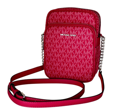 MICHAEL KORS JET SET TRAVEL MEDIUM FLIGHT CHAIN CROSSBODY BAG MK