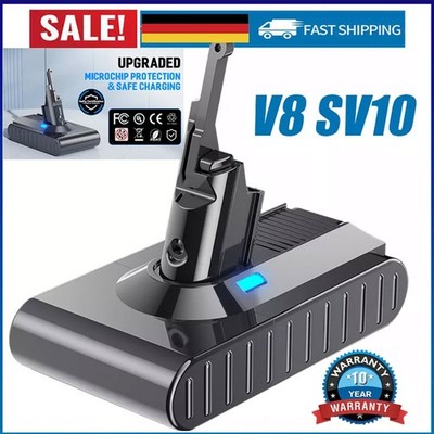 9000mAh Akku für Dyson V8 Absolute Animal Total Clean SV10 Staubsauger 8AH AKKU