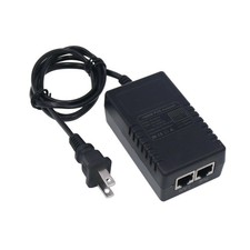 Gigabit POE Injector Adapter 48V 36W 0.7A 10/100/1000Mbps IEEE 802.3af Compli...