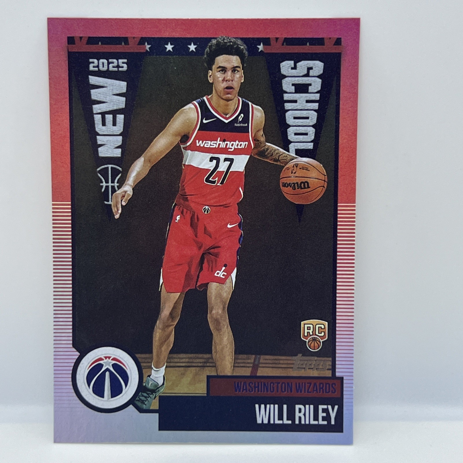 2025-26 Topps New School Tre Johnson 111 RC Wizards