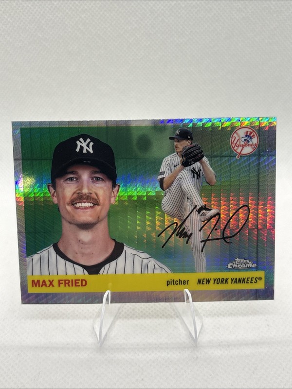 2025 Topps Chrome Platinum Max Fried Prism Refractor #94 Yankees