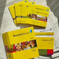 Rosetta Stone V3 Chinese Mandarin Level 1-3 Set w/ Audio Companion OLD VERSION