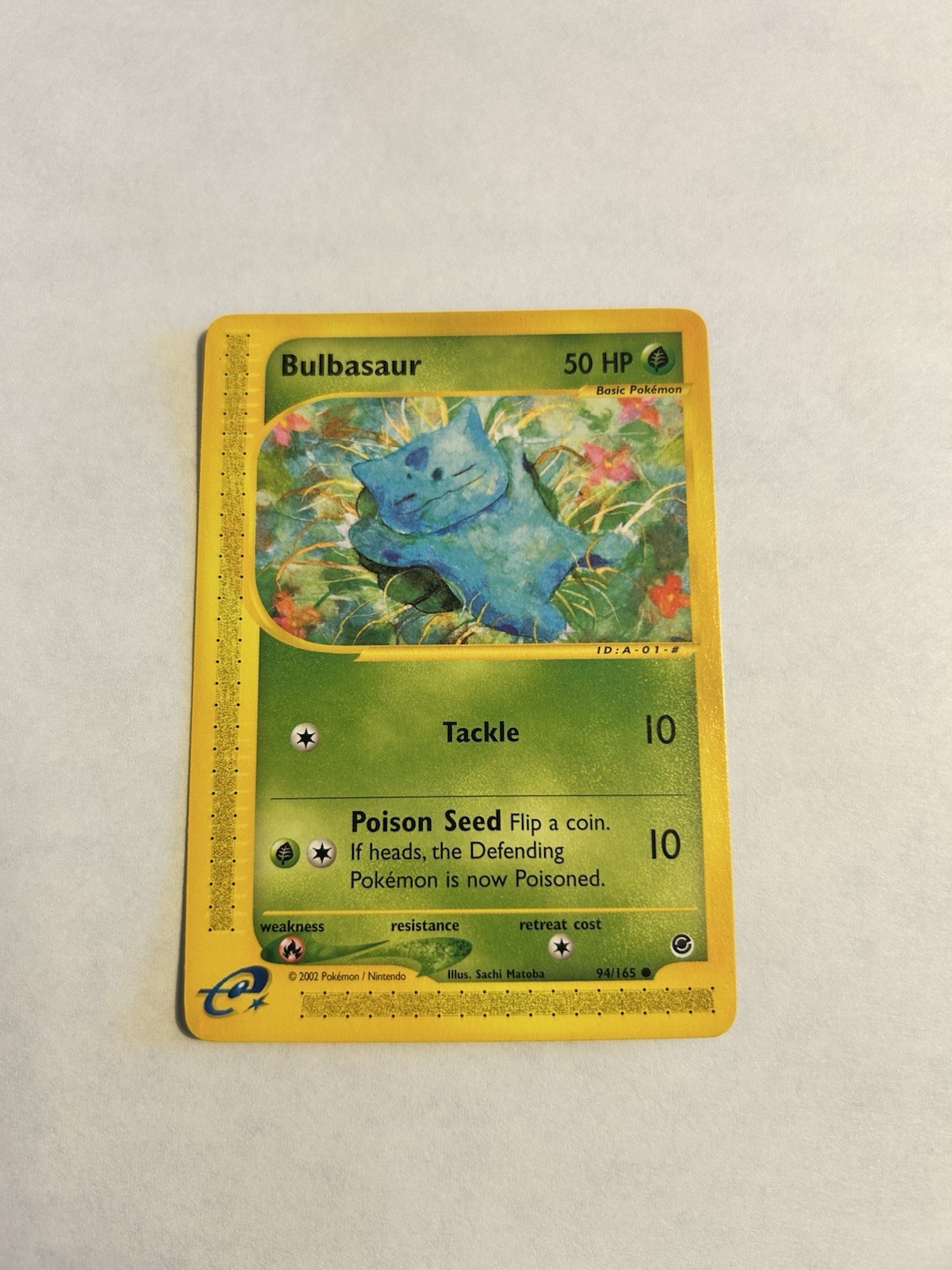 Bulbasaur 94/165 Expedition Nintendo Rare E Reader Pokémon NM