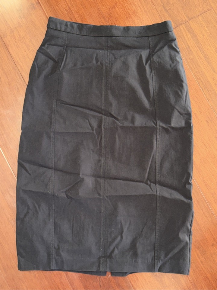 Ladies Pencil Skirt Straight Size 10 Preview Brand Black 