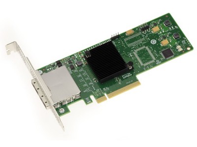 PCIe 2.0 SAS + SATA Controller Karte - 6GB - 8 Externe Ports - OEM SAS 2008