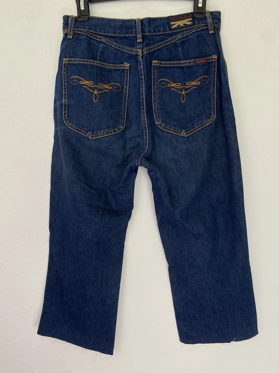 Jean Vintage Pentimento Brittania - Taille Femme 13 Short - Voir Mesures - Très Bon état