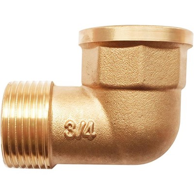 Brass Elbow 90° 3/4'' Female/Male, Brass Elbow 90° 3/4 Inch Female Ø 24 mm x M...