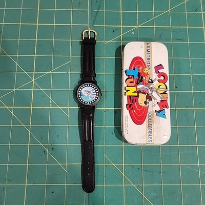 1994 Armitron Looney Tunes Watch Bugs Bunny Baseball Black  display picture 2