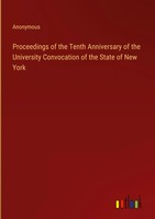 Anonymous | Proceedings Of The Tenth Anniversary Of The University...