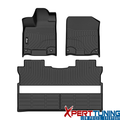 Fits 17-24 Honda Ridgeline Heavy Duty All Weather Floor Mats 3D Carpet Liner TPE