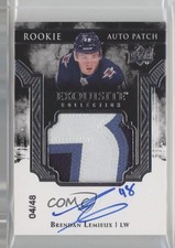 2017-18 Upper Deck The Cup Exquisite Rookie 4/48 Brendan Lemieux Patch Auto 1e15