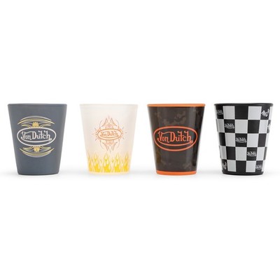 Von Dutch Iconic Y2K 4-Piece Shot Glass Set | Urban