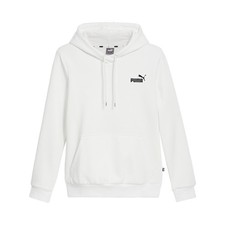 PUMA Essentials Small Logo Pullover Hoodie Womens White Casual Outerwear 5867990