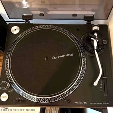 Excellent Pioneer DJ PLX-500-K Direct Drive Turntable Black USB w/ Dust Cover