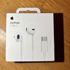 Apple EarPods USB-C Wired In-Ear Headphones White Double Earbud