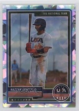 2023 USA Baseball Stars & Stripes Crystals Prizm 17/23 Nazzan Zanetello #20 0ud4