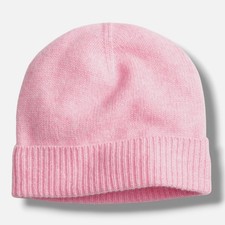 Charter Club Womens Pink Cashmere Cuffed Bean...