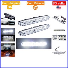 2pcs White Led Daytime Running Lights For Cars Waterproof High Power 2pcs White Led Daytime Running Lights For Cars Waterproof High Power