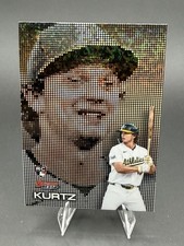 2025 Bowman’s Best Nick Kurtz Pixel Portraits Mini-Diamond Refractors #P-8 (RC)
