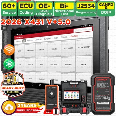 LAUNCH X431 PRO3S+ V5.0 Elite V+5.0 Bidirectional Diagnostic Scanner Key Coding