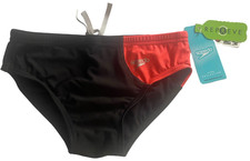 Speedo Men's Size 28 Vibe Collection Brief Eco Endurance Swim Suit Anthracite