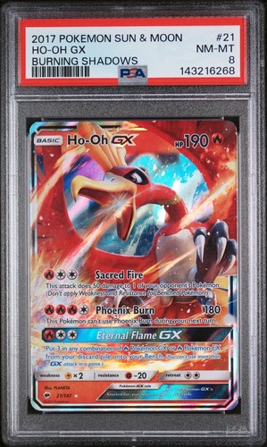 Ho-Oh-GX graded PSA 8 for sale on eBay