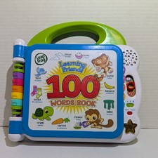 LeapFrog Learning Friends 100 Words Book   Bilingual English/Spanish Tested 