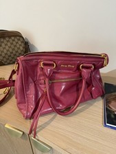 Mui Mui Womens Satchel Bag RARE pink color
