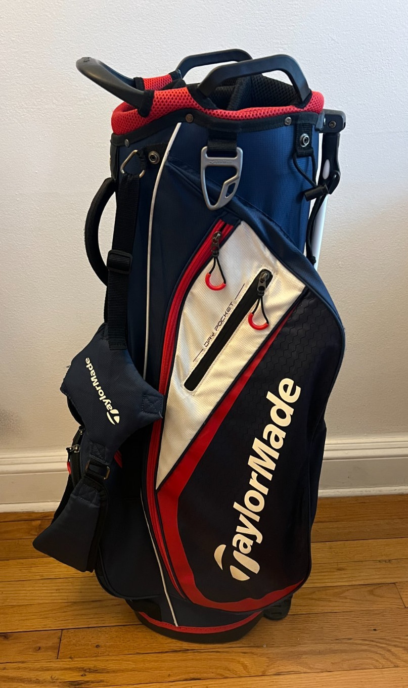 Stand Bag - Great Condition - Navy/red/white