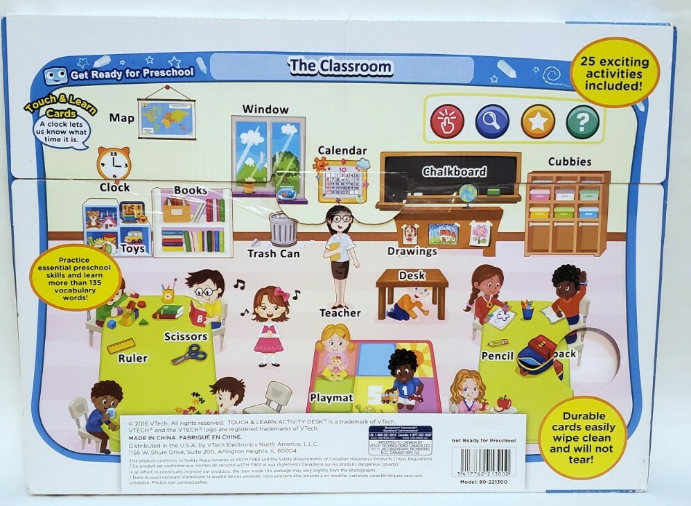 vtech touch & learn activity desk deluxe expansion pack