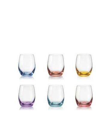 Bohemia Schnapsgläser Spectrum Likörglas 60 ml mehrfarbig 6er Set