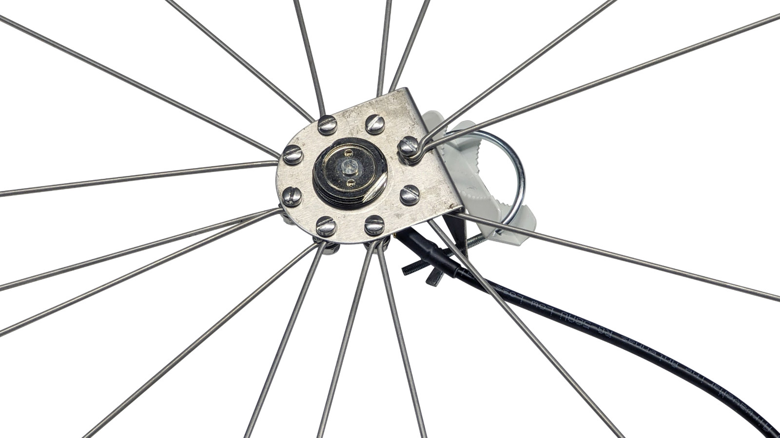 Base Ground Plane Kit Radials Bracket Mobile UHF VHF Antenna NMO Mount & Cable