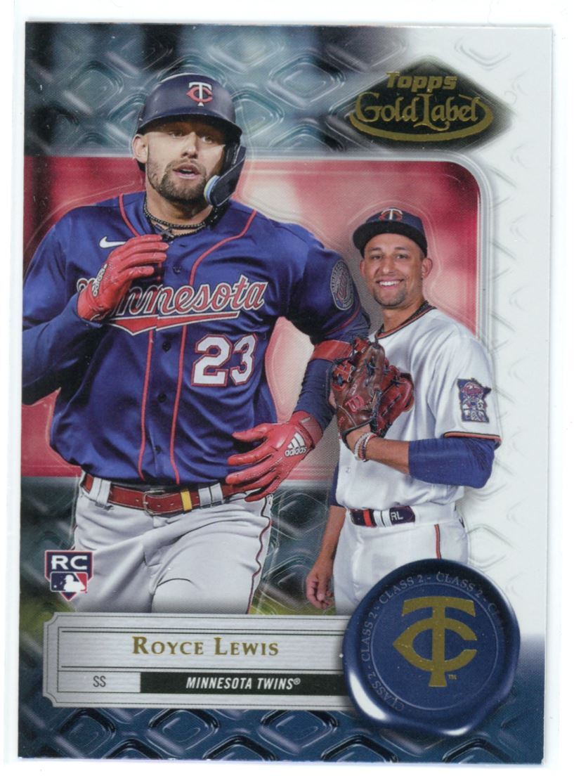 2022 Topps Gold Label Class 2 Royce Lewis RC Minnesota Twins #86