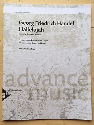Georg Friedrich Händel: Hallelujah aus Messias für Saxophonorchester opt. Orgel