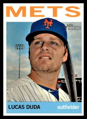 2013 Topps Heritage #266 Lucas Duda New York Mets