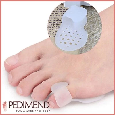 Pedimend 2PC Little Toe Straightener with Loop Pinky Toe Separators Foot Care UK