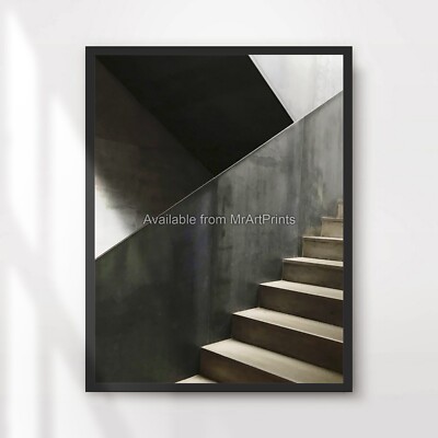 Brutalistischer Brutalismus Architektur Kunstdruck Poster Wandbild XXL
