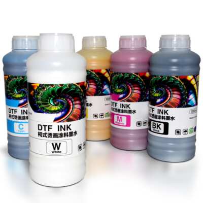 5X500ML DTF Ink Manufacturer CMYK White Ink DTF Transfer Pigment DTF Ink