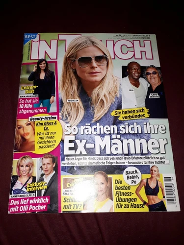 In Touch Zeitschrift Nr 36 29.08.2013 Miley Cyrus Annemarie Eilfeld Heidi Klum - Bild 1 von 5