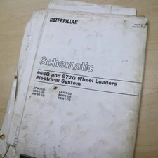 Caterpillar 966G 972G Wheel Loader Electrical System Wiring Schematic manual