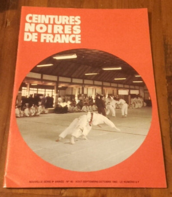 Revue Judo – Ceintures Noires De France N°11, Sept-Déc 1976, Très Bon état
