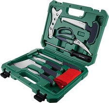 Flissa Hunting Field Dressing Kit 10Pcs Hunting Knife Butcher Game Processing Flissa Hunting Field Dressing Kit 10Pcs Hunting Knife Butcher Game Processing - Image 1