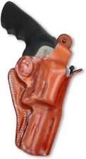 3-Slots Belt Holster Thumb Break Fits S&W Model 500 Mag X-Frame 4" Barrel #1433#