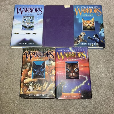 Warriors: The New Prophecy -HARDCOVER books 2-6 Almost Complete