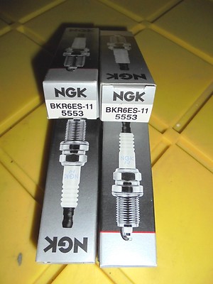 NGK Spark Plugs 5553 / BKR6ES-11 Set of 4 | eBay