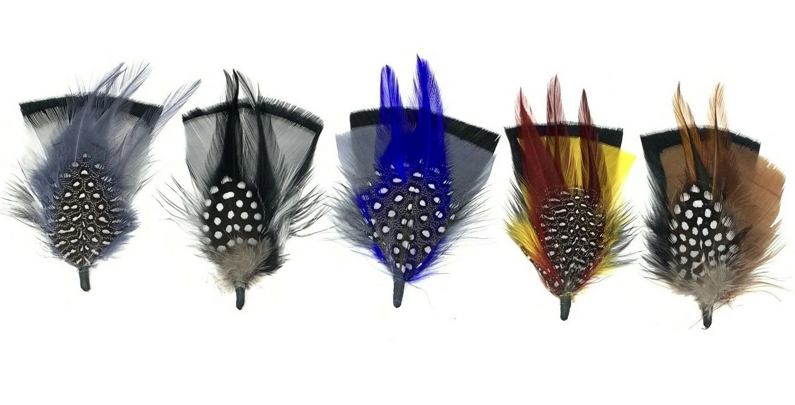 Lowrider Fedora Pachuco Cowboy Hat 4 Inch Combo Hat Feathers Pack Of 5