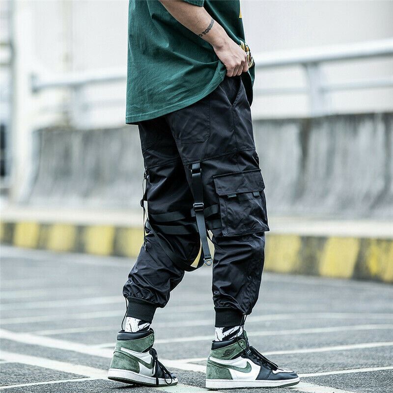 Niepce Kaisha Cargo Joggers Techwear Streetwear Matte Black